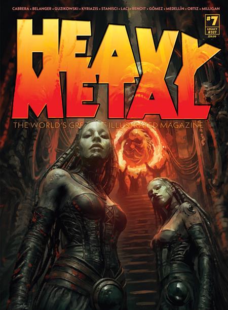 HEAVY METAL MAGAZINE #7 CVR A CARLOS CABRERA
