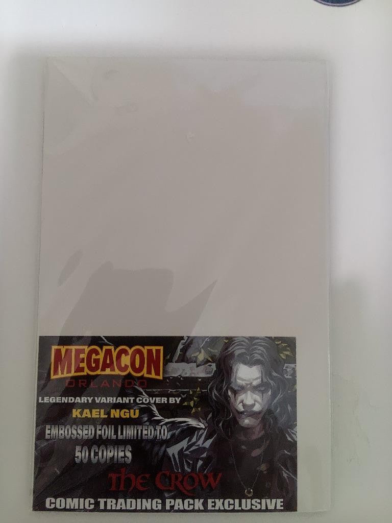 THE CROW #1 KAEL NGU MEGACON EMBOSSED FOIL VIRGIN LTD 50
