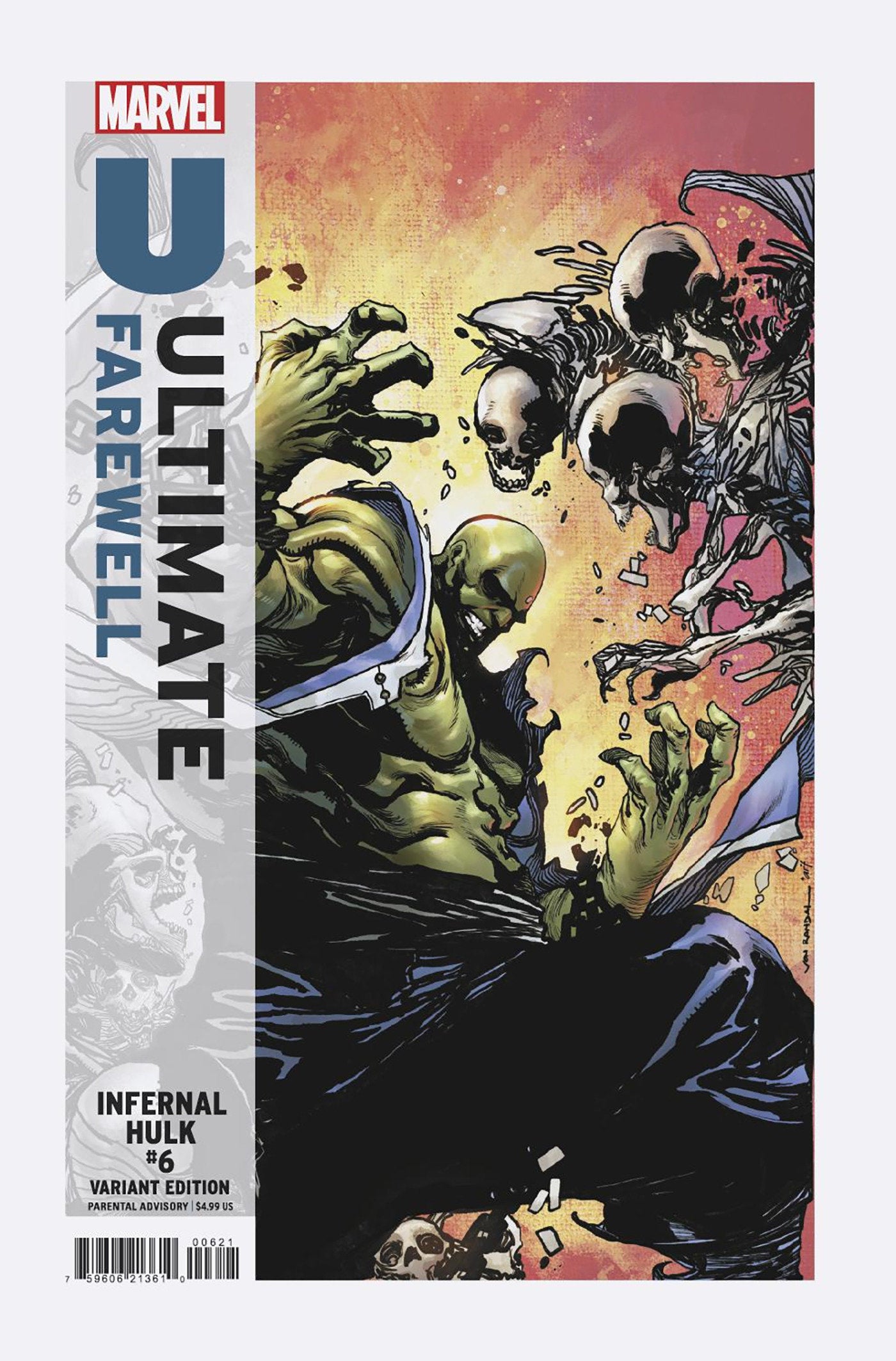 INFERNAL HULK #6 VON RANDAL ULTIMATE FAREWELL VARIANT