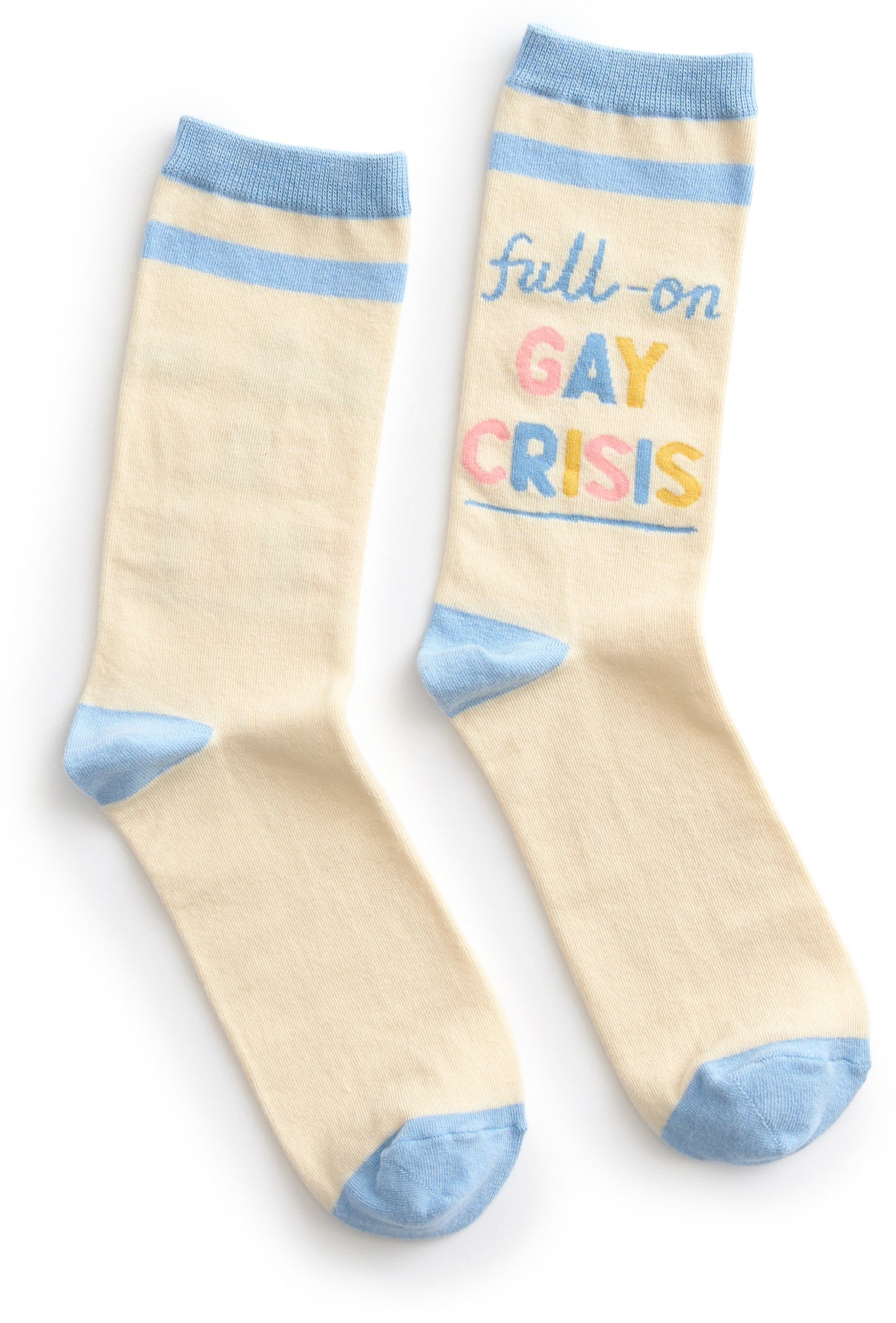 Heartstopper: Full-on Gay Crisis Socks - Small