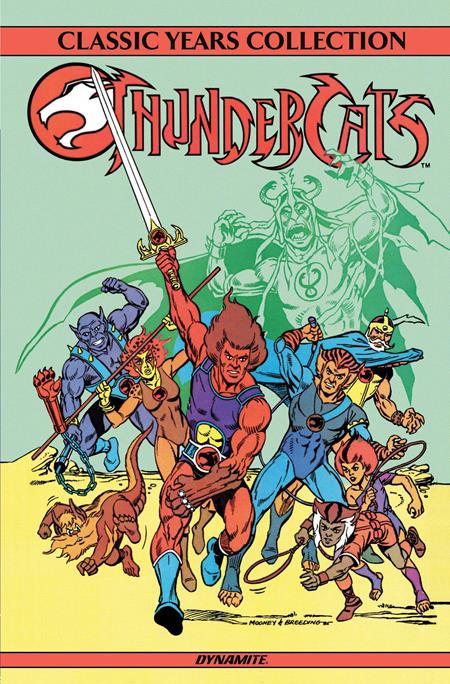 THUNDERCATS CLASSIC YEARS COLLECTION OMNIBUS HC CLASSIC COVER SIGNED BY BRETT BREEDING
