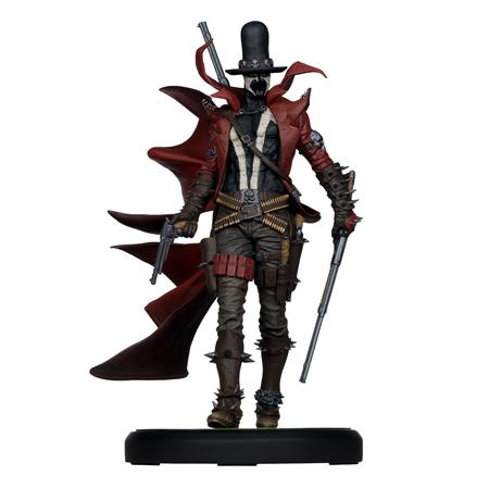 SPAWN: BLACK WHITE & RED ALL OVER - GUNSLINGER SPAWN 1:10 SCALE RESIN STATUE
