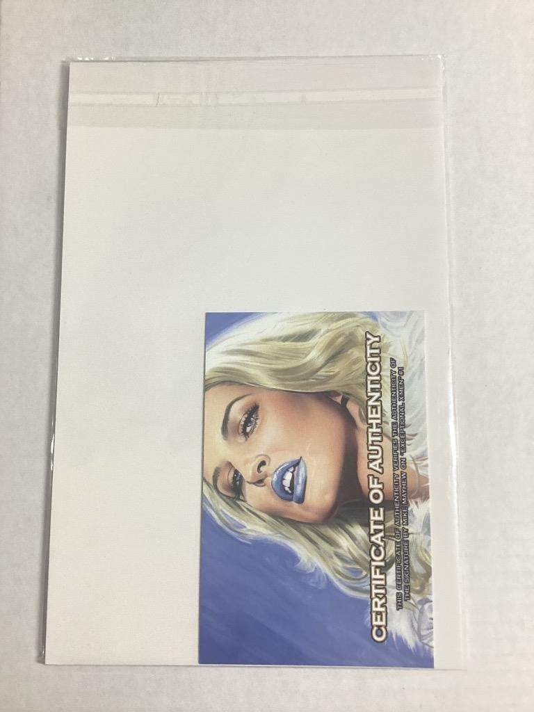 EXCEPTIONAL X-MEN #1 MIKE MAYHEW TRADE/VIRGIN SET SIGNED W/COA