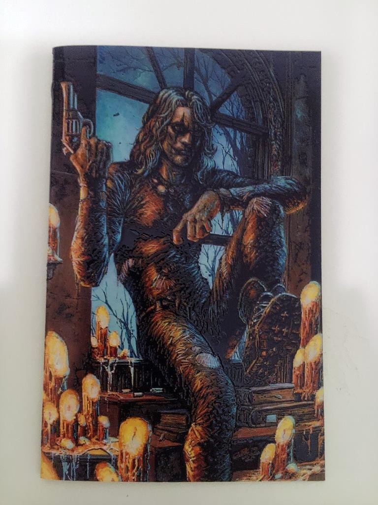 THE CROW #1 JOHNNY DESJARDINS MEGACON EMBOSSED FOIL LTD 50