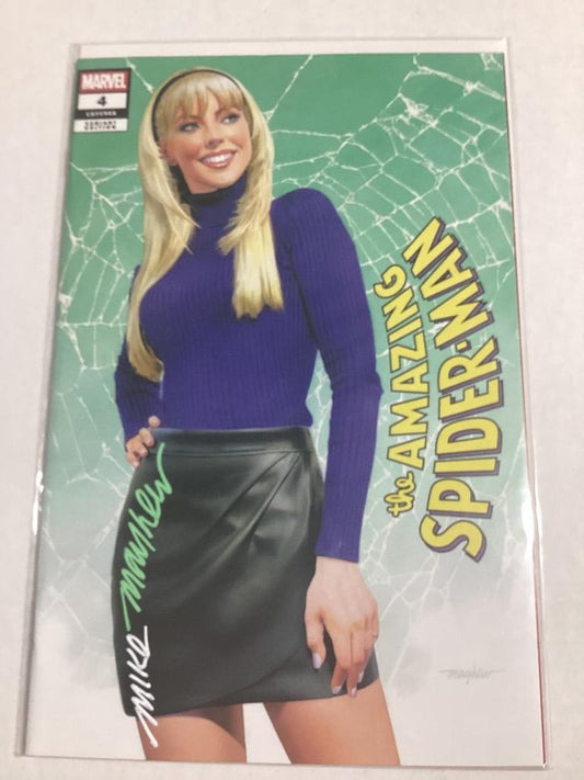Amazing Spider-Man #4 Mike Mayhew Trade/Virgin Set Signed w/COA