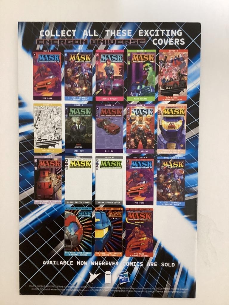 Mask #1 Bundle 1-25, 1-50, 1-100, 1-250, #2 Advance Foil, Origins Foil, Rom #1