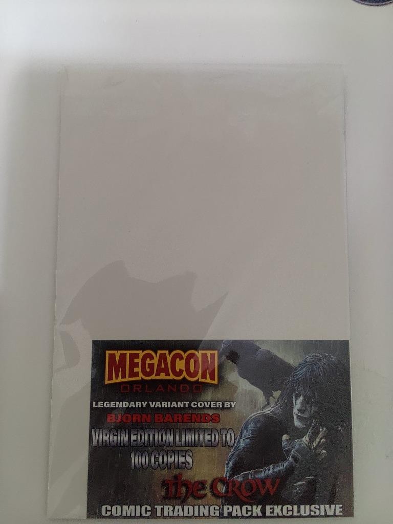 THE CROW #1 BJORN BARENDS MEGACON VIRGIN EXCLUSIVE LTD 100