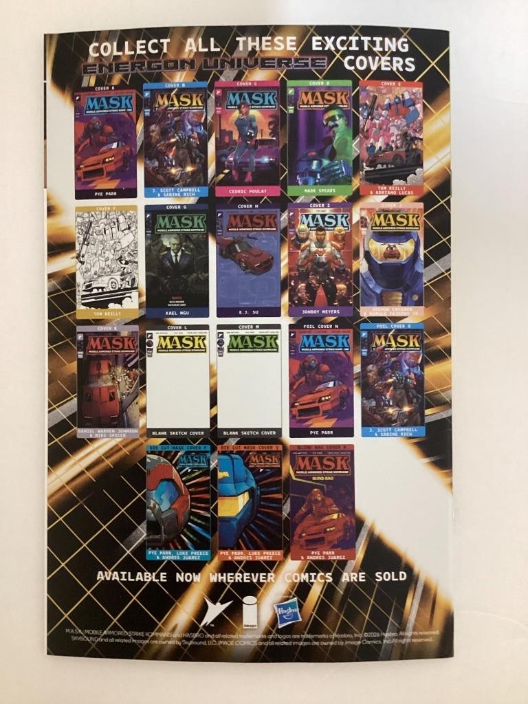 Mask #1 Bundle 1-25, 1-50, 1-100, 1-250, #2 Advance Foil, Origins Foil, Rom #1