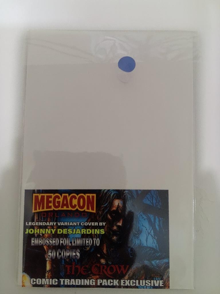 THE CROW #1 JOHNNY DESJARDINS MEGACON EMBOSSED FOIL LTD 50