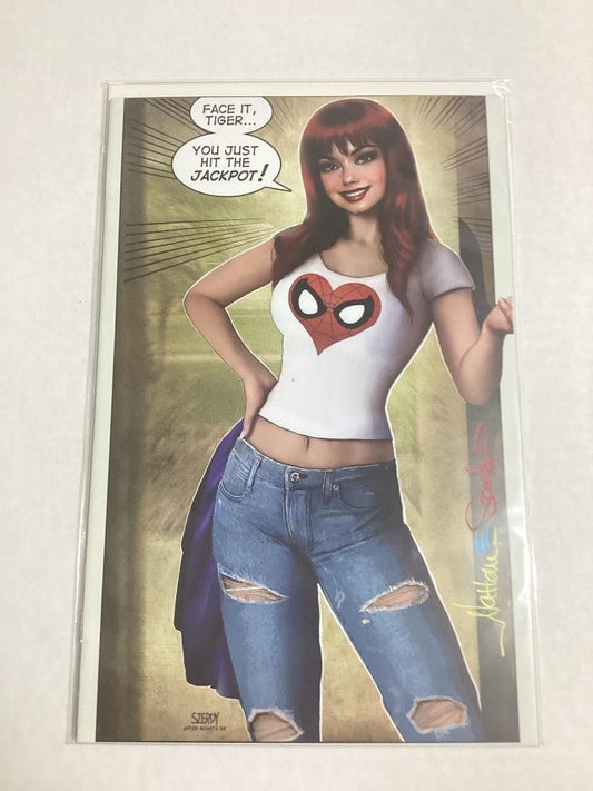 AMAZING SPIDER-MAN #27 NATHAN SZERDY EXCLUSIVE SIGNED W/COA