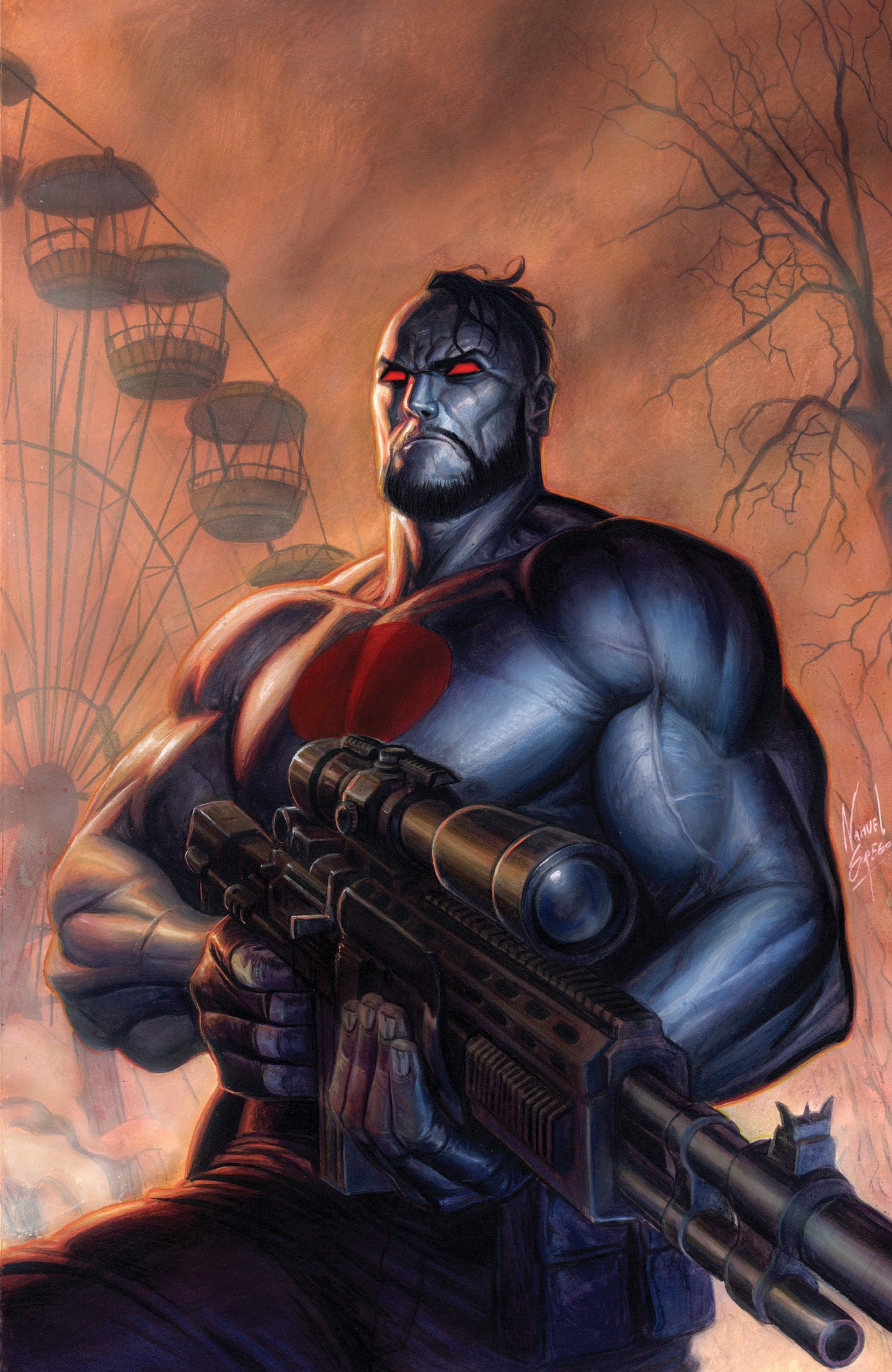 Valiant Beyond: Bloodshot #5--Man Made Hell #2?ariant C (Grego Full Art)