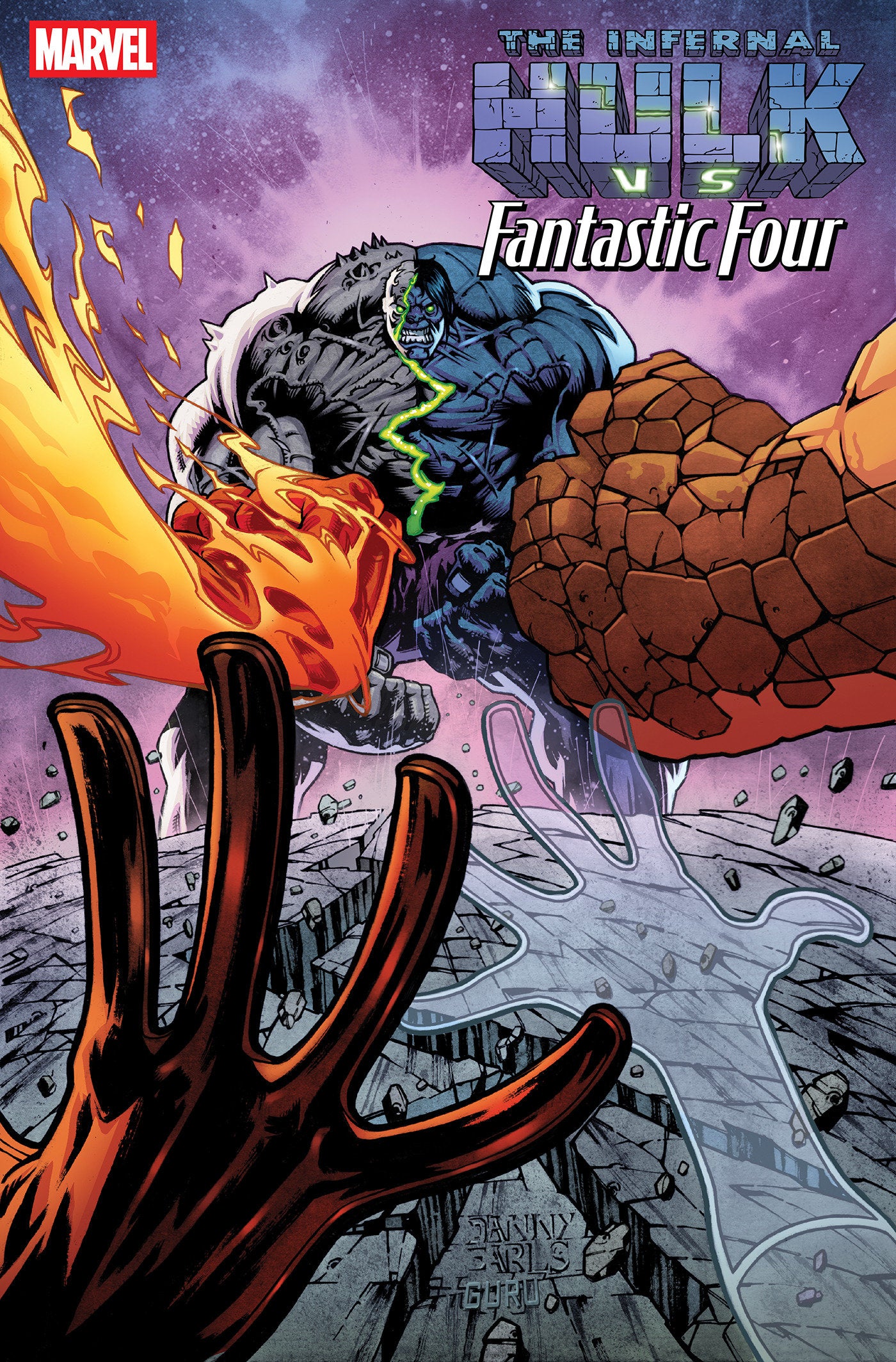 INFERNAL HULK VS. FANTASTIC FOUR #1 CLAYTON CRAIN VARIANT