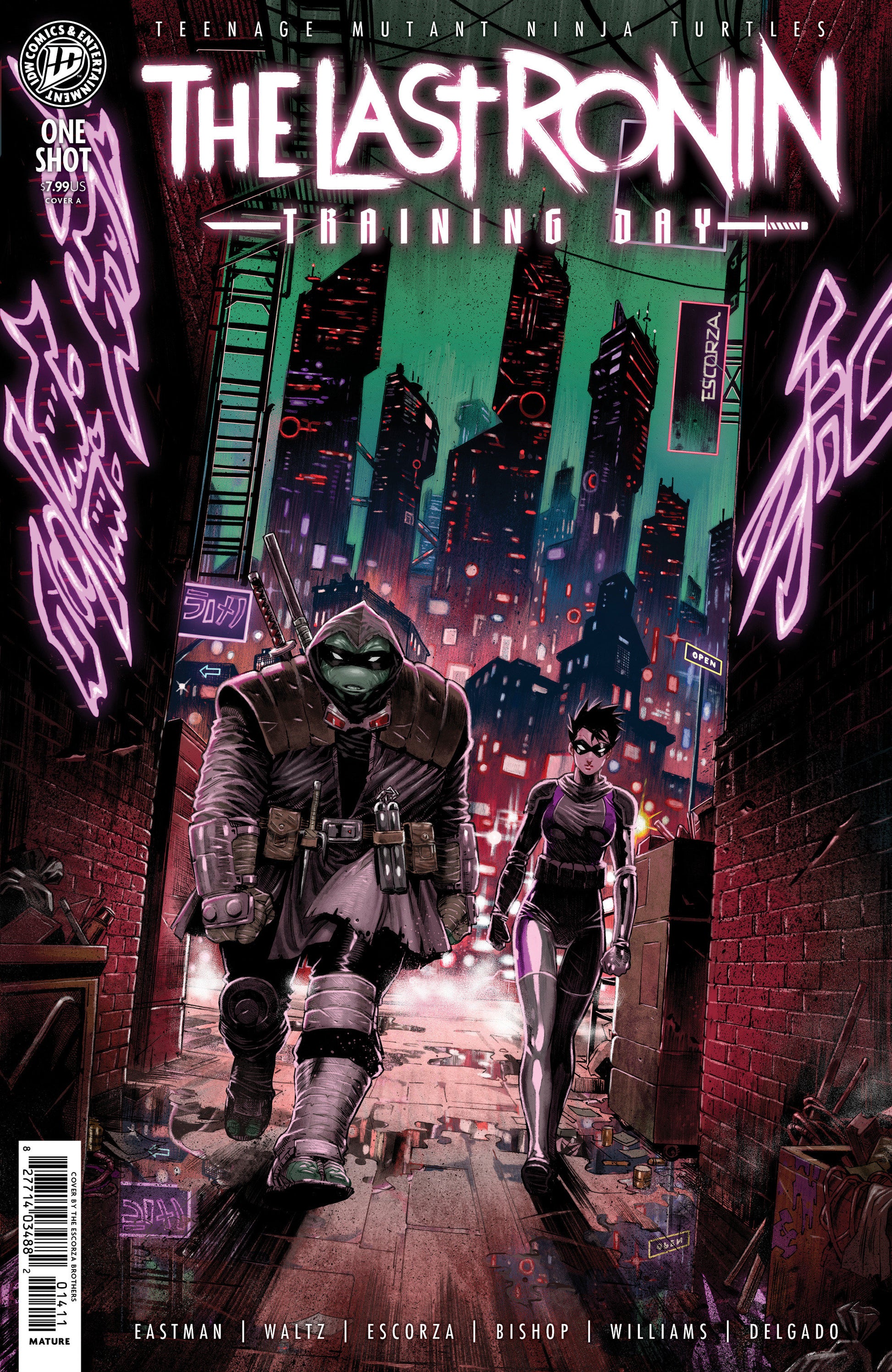Teenage Mutant Ninja Turtles: The Last Ronin--Training Day Cover A (Escorza?rothers)