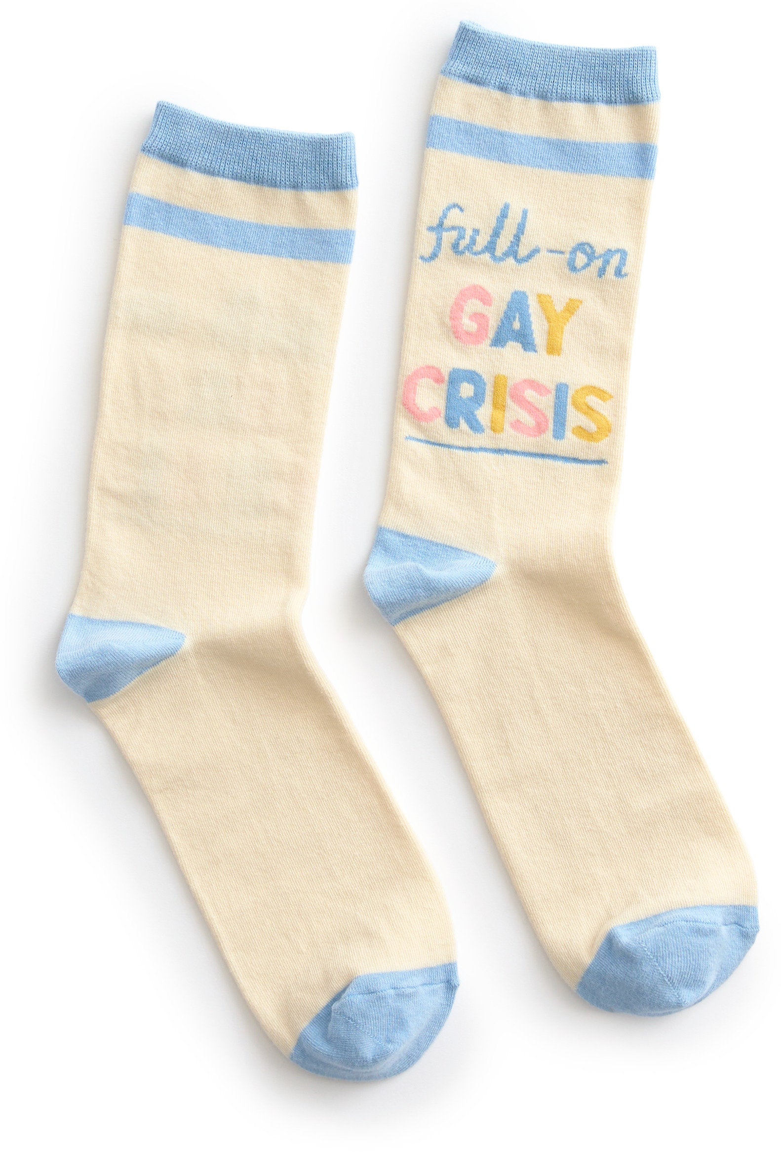 Heartstopper: Full-on Gay Crisis Socks - Small