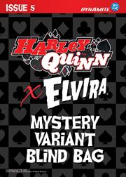 HARLEY QUINN X ELVIRA #5 CVR E BLIND BAG VAR FOC: 2/9/2026 / In-Store: 3/4/2026